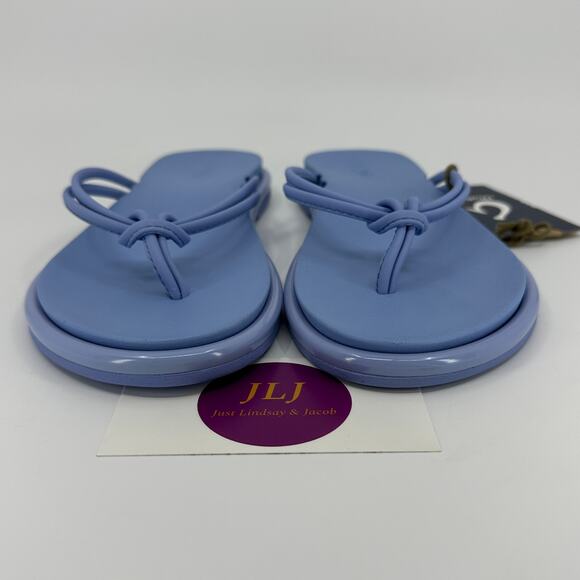 OluKai Womens 'Aka Water Resistant Knotted Beach Thong Sandals Cloud Blue Size 6 - Picture 3 of 10